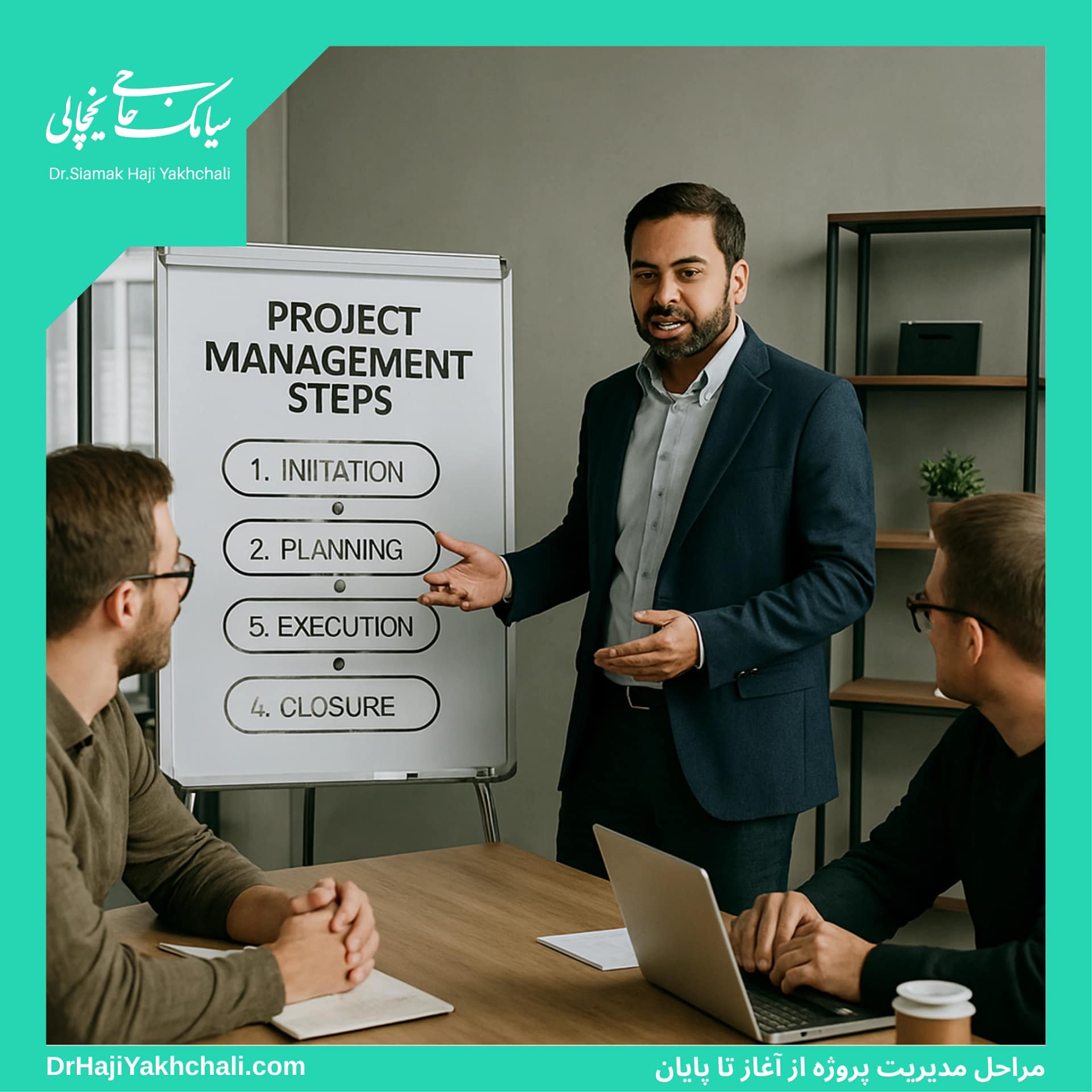 مراحل مدیریت پروژه از آغاز تا پایان